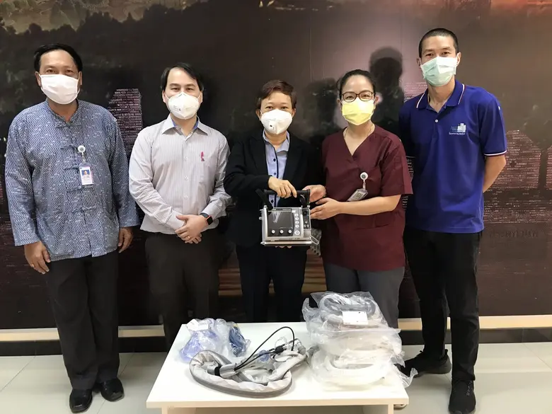 ถึงมือแล้ว! เครื่องช่วยหายใจต่อชีวิต จาก“โฮปฟูล”สู่ทีมแพทย์นครพิงค์  พร้อมหน้ากากอนามัยสำหรับ รพ.ในต่างจังหวัด