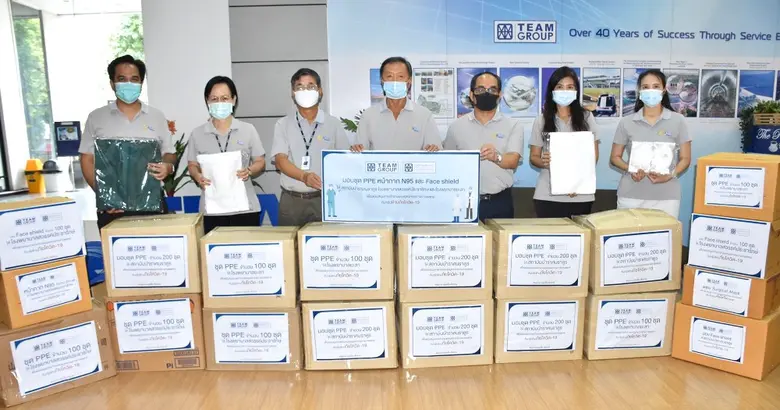 ทีมกรุ๊ป ร่วมกับมูลนิธิกลุ่มทีมรวมใจ นำโด...