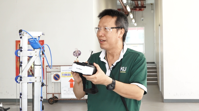 “เจษฎาบอกต่อ-MONO29” เลาะรั้ว ม.เกษตร  พบ “น้องนนทรี” หุ่นยนต์พ่นสารฆ่าเชื้อโควิด-19