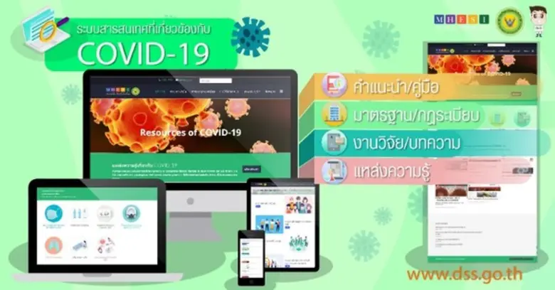 วศ.อว. รวบรวมคลังความรู้ COVID-19 ให้บริการสืบค้นออนไลน์ อำนวยความสะดวกสำหรับผู้สนใจค้นคว้าต่อยอด