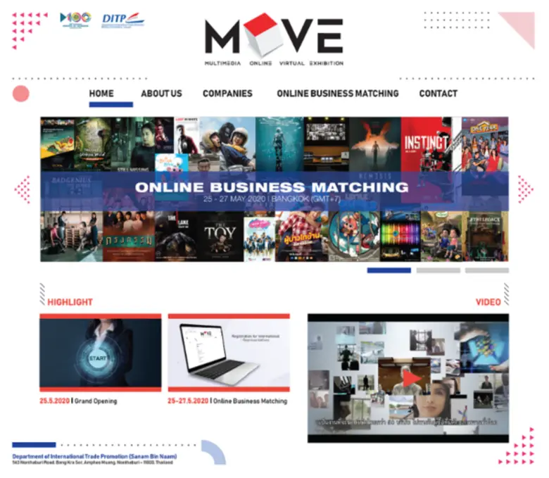 DITP เปิดตัวงานแสดงสินค้าออนไลน์ MOVE รับสถานการณ์ โควิด-19