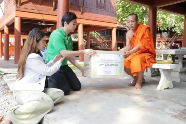 เนเจอร์ไบโอเทค จัดกิจกรรม “หลินจือมินเป็นห่วงนะ” ถวายผลิตภัณฑ์ดูแลสุขภาพให้พระสงฆ์ 9 วัด