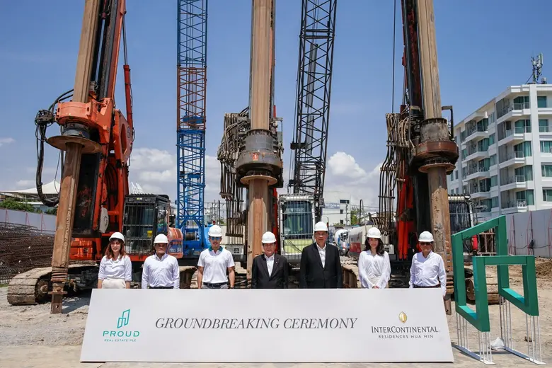 พราว เรียลเอสเตท ติดเครื่องก่อสร้าง “อินเตอร์คอนติเนนตัล เรสซิเดนเซส หัวหิน” คอนโดสุดหรู ทำเลที่ดีที่สุดติดชายหาดใจกลางเมืองหัวหิน ตอบโจทย์ New Normal