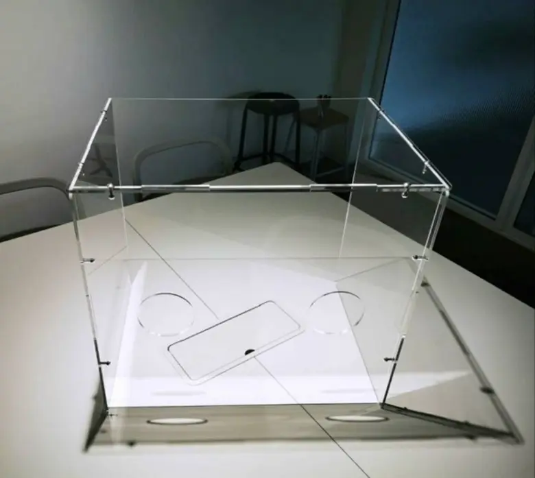 Aerosol Box กล่องครอบลดการสัมผัสละออง