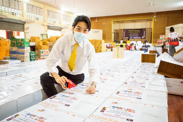 “นกแอร์” บริจาคหน้ากากอนามัยจำนวน 12,500 ...