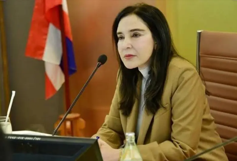 นางสาวมนัญญา ไทยเศรษฐ์ รัฐมนตรีช่วยว่าการ...