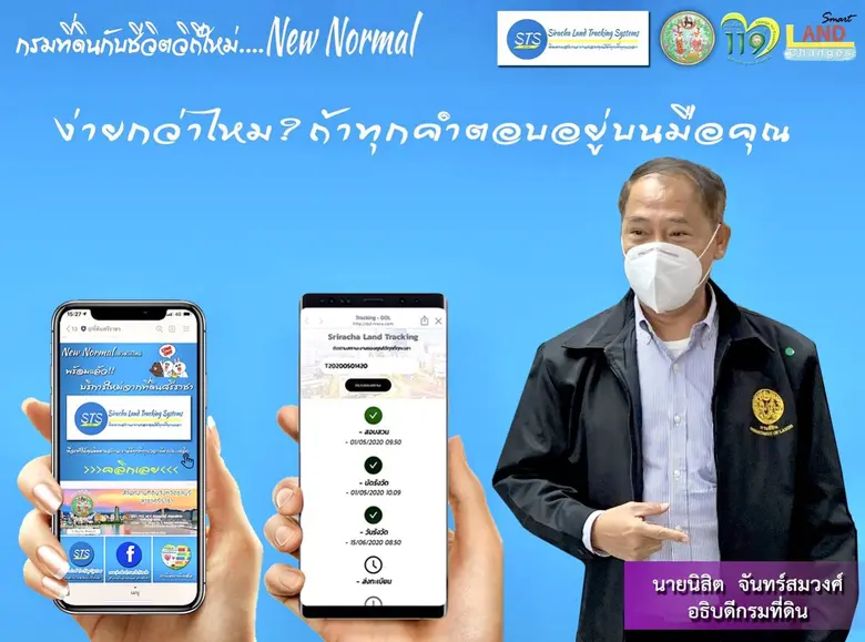 นายนิสิต จันทร์สมวงศ์ อธิบดีกรมที่ดิน ได้...