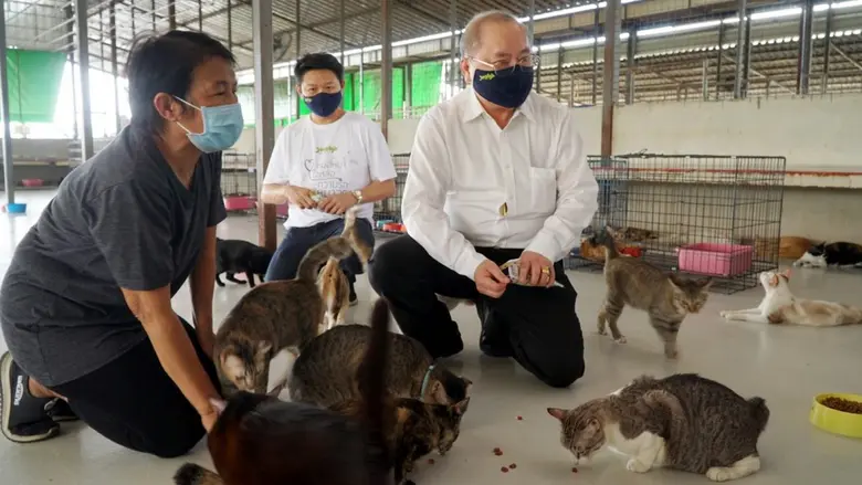 เจอร์ไฮ รณรงค์ช่วยสุนัขและแมวจร ส่งมอบอาหารในวิกฤตโควิด-19 กว่า 2 ล้านบาท