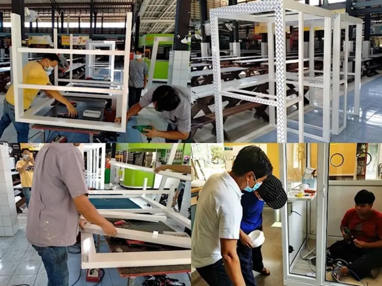 วิศวะฯ “ศรีปทุม” โชว์นวัตกรรม ตู้ความดันบวก (Positive Pressure) ฮีโร่ตัวช่วยสำหรับคุณหมอ สู้ภัยโควิด-19