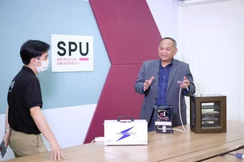 สุดปัง! นวัตกรรม ”เครื่องผลิตโอโซน” ม.ศรีปทุม ตัวช่วยฆ่าเชื้อ สู้ภัย COVID-19