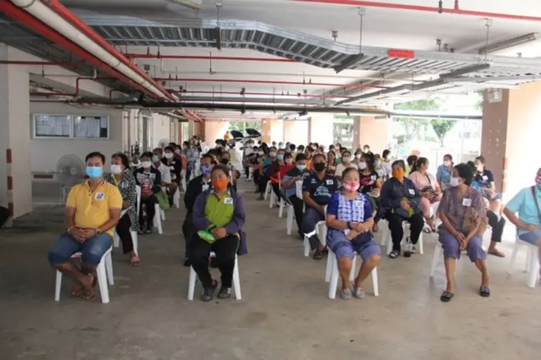 วว.มอบถุงยังชีพแก่ชุมชนบริเวณเทคโนธานี เยียวยาผู้ได้รับผลกระทบจากวิกฤตโควิด-19  เนื่องในโอกาสคล้ายวันครบรอบสถาปนา ๕๗ ปี