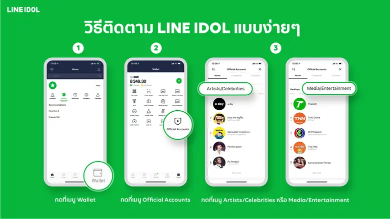 LINE ประเทศไทย เปิดตัว LINE IDOL อย่างเป็...