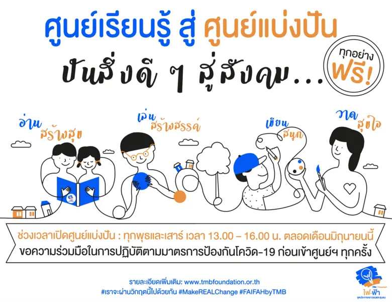 จากศูนย์เรียนรู้ สู่ ศูนย์แบ่งปัน…สิ่งดีๆ...