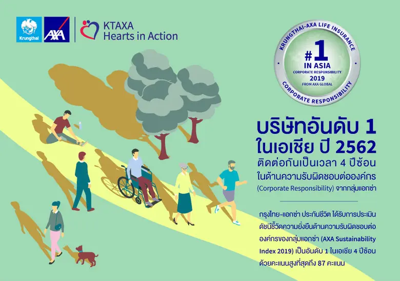 บมจ.กรุงไทย-แอกซ่า ประกันชีวิต คว้าอันดับ...