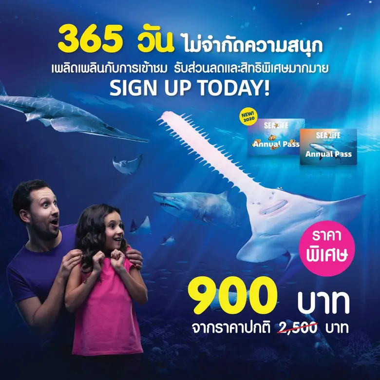 ซีไลฟ์ แบงคอก พร้อมต้อนรับทุกท่านกลับสู่ค...