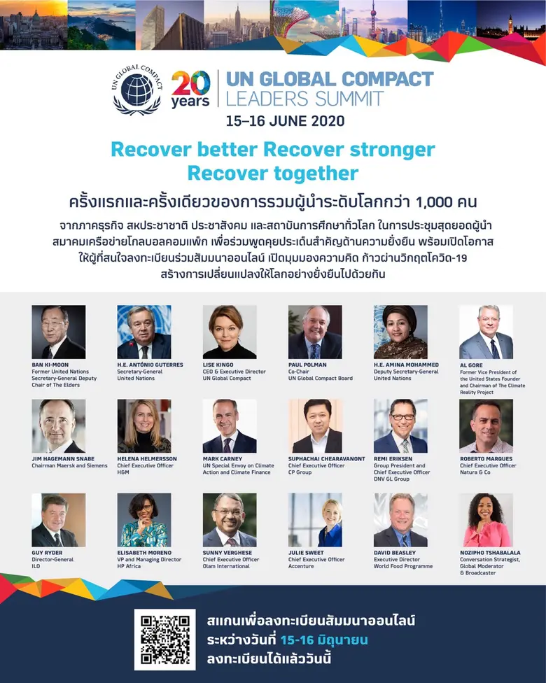 โกลบอลคอมแพ็ก (GCNT) เดรียมจัดฟอรั่มใหญ่ระดับโลก “Virtual Leader Summit 2020”