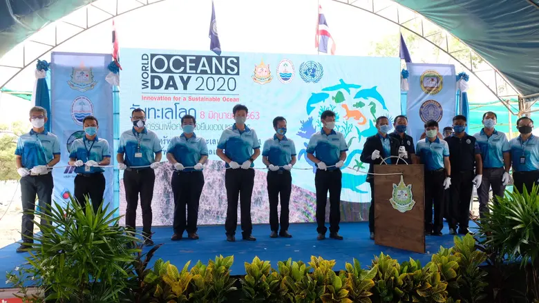 เอสซีจีร่วมกับ ทช. เดินหน้าจัดการปัญหาขยะทะเลด้วยนวัตกรรมพร้อมส่งมอบ “ทุ่นกักขยะลอยน้ำ จาก HDPE-Bone” ให้กับ 7 จังหวัดชายฝั่งทะเล เนื่องในวันทะเลโลก