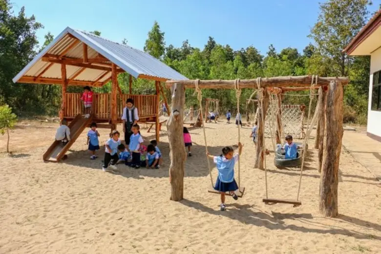 มูลนิธิศุภนิมิตฯ ร่วมกับ สบร. พัฒนาสนามเด็กเล่นวิถีธรรมชาติ