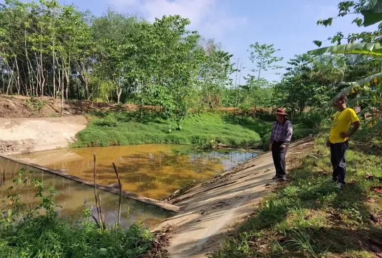 โครงการชลประทานในเขตปฏิรูปที่ดิน อ.เขาพนม สร้างความมั่นคงแหล่งน้ำ เกิดมูลค่าเศรษฐกิจ 3.75 ล้านบาท/ปี