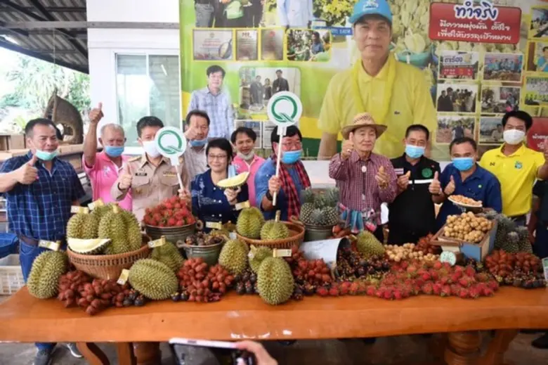 “ประภัตร” เดินหน้าขับเคลื่อนเกษตรแปลงใหญ่ ชูกลุ่มเกษตรแปลงใหญ่ทุเรียนท่ากุ่ม-เนินทราย ผลิตทุเรียนมาตรฐาน GAP