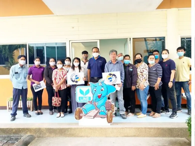 นายอุดม สดใส กรรมการผู้จัดการ บริษัท ไลน์...