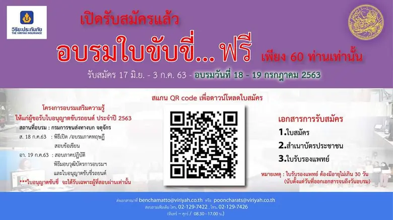 บมจ.วิริยะประกันภัย แจ้งข่าวดี!..หลังสถานการณ์การระ...