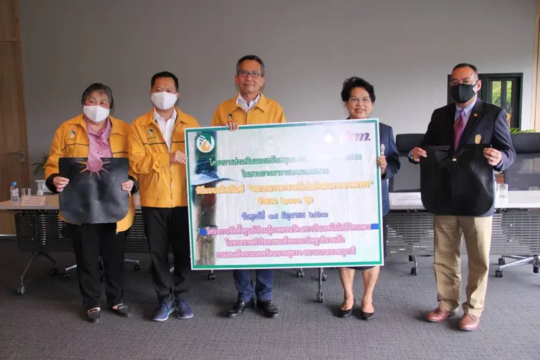 กยท. เปิดตัวนวัตกรรมหมวกยางพารากันฝน นำร่...