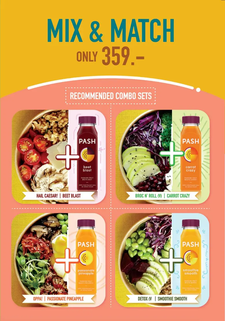 เดอะ พาวเวอร์ โบวล์ส แบรนด์อาหารเพื่อสุขภาพจากเดสติเนชั่น อีทส์ ร่วมมือกับแพช น้ำผลไม้สกัดเย็น100% ร่วมยกระดับวัฒนธรรมการกินอาหารเพื่อสุขภาพ