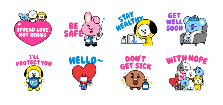 LINE และสถาบันวัคซีนนานาชาติ ปล่อยสติกเกอร์ BT21 เพื่อร่วมสมทบทุน และส่งเสริมความสำคัญของการพัฒนาวัคซีนระดับโลก