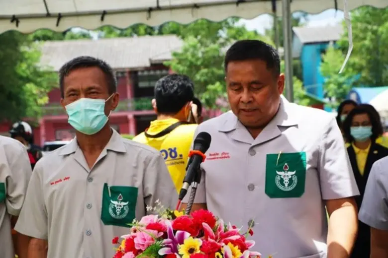 นครพนม ถวายสดุดีเทิดพระเกียรติฯ สมเด็จพระเจ้าน้องนางเธอ เจ้าฟ้าจุฬาภรณวลัยลักษณ์ฯ นำหน่วยแพทย์ พอ.สว.ร่วม จว.เคลื่อนที่ รร.บ้านหาดแพง