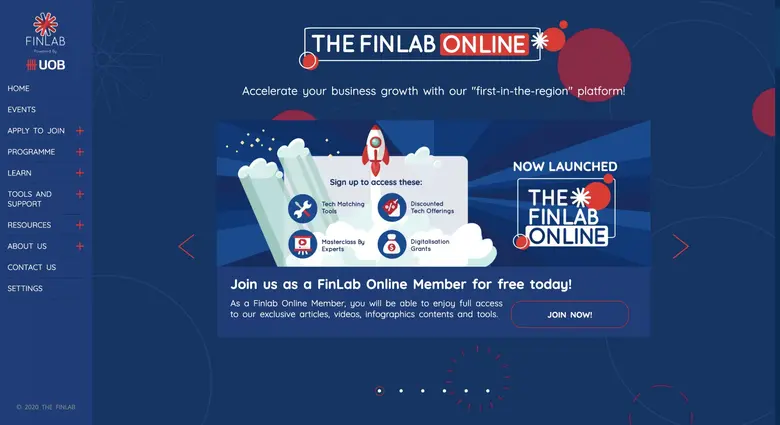 เดอะ ฟินแล็บ เปิดตัวแพลตฟอร์มออนไลน์หนุนเอสเอ็มอีในอาเซียน         ปรับธุรกิจสู่ดิจิทัลเต็มตัว