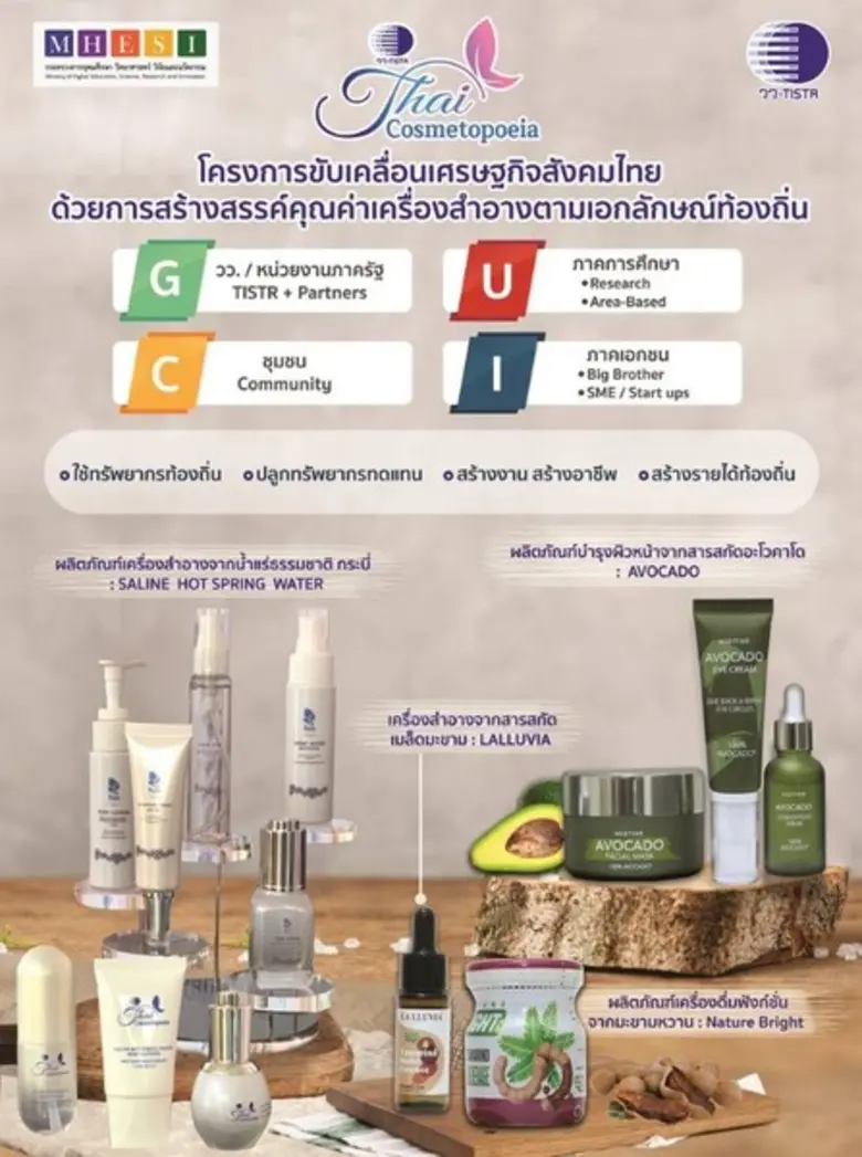 วว. โชว์ผลงานนวัตอัตลักษณ์…ขับเคลื่อนเศรษฐกิจสังคมไทย  คืนกำไรสู่สังคม ในงานแถลงข่าวการจัดงานมหกรรมงานวิจัยแห่งชาติ ประจำปี 2563