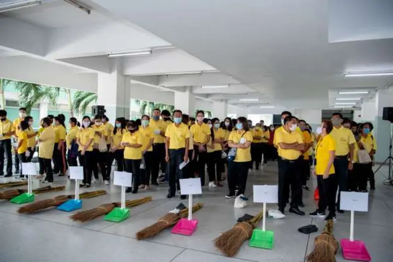 กิจกรรม Big Cleaning Day 5 ส สำนักงานอธิการบดี มจพ.