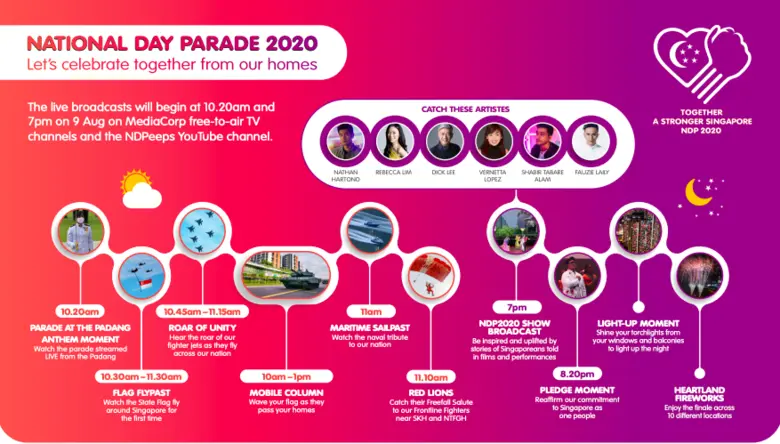 สิงคโปร์เดินหน้าจัดงานวันชาติปีที่ 55 ชวน...