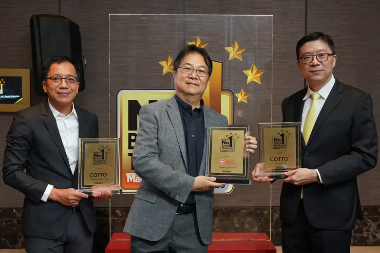 เอสซีจี และคอตโต้ รับรางวัล “No.1 Brand T...