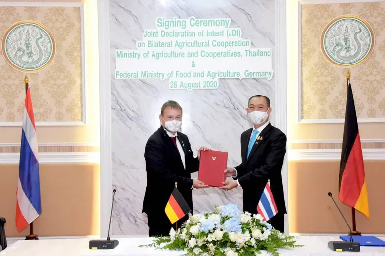 เกษตรฯ 'ไทย-เยอรมนี' ร่วมมือด้านการเกษตร สร้างโอกาสในการเรียนรู้ตลอดห่วงโซ่อุปทาน ตั้งแต่ระบบการผลิต แปรรูป กระจายสินค้า การตลาด จนถึงผู้บริโภค