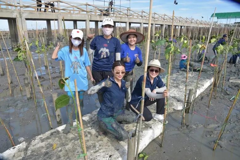 “ชลิต อินดัสทรี รักษ์น้ำ ปลูกป่า” สานต่อโครงการพระราชดำริฯ             นำทีมจิตสาธารณะปลูกป่าชายเลนบางขุนเทียน