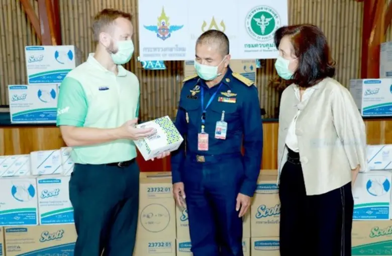 “คิมเบอร์ลี่ย์-คล๊าค โปรเฟสชั่นแนล” มอบผลิตภัณฑ์ด้านสุขอนามัย มูลค่า 1.75 ล้านบาท แก่กลุ่มโรงแรม State Quarantine
