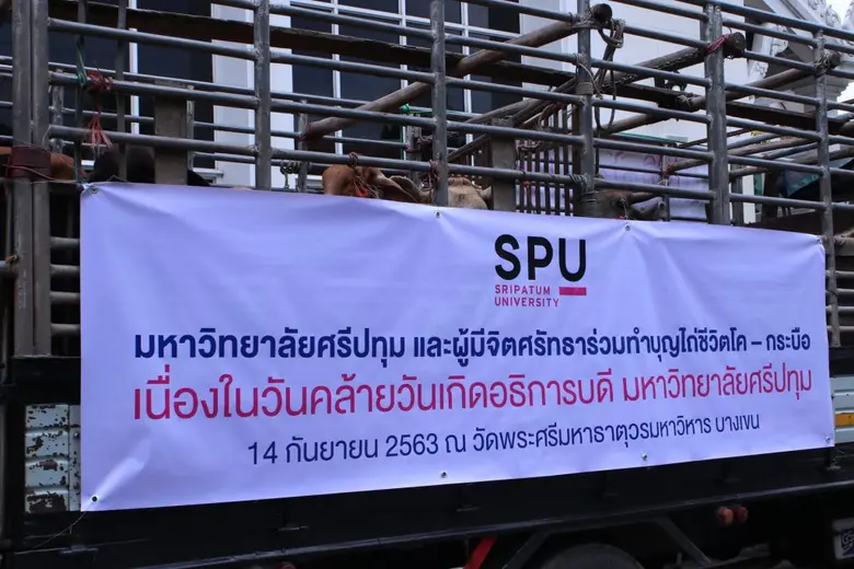 คณะผู้บริหาร ม.ศรีปทุม ชลบุรีร่วมอวยพรวันคล้ายวันเกิด ดร.รัชนีพร พุคยาภรณ์ พุกกะมาน อธิการบดี มหาวิทยาลัยศรีปทุม