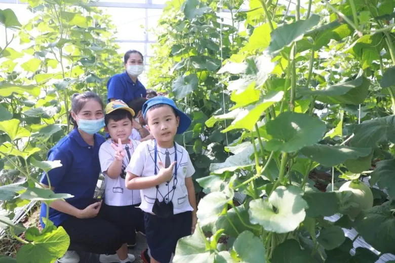 สาธิตกรุงเทพธนฯ ให้ นร. ลงมือปฏิบัติจริง ผุดโครงการ 'เมล่อนของหนู' ปี 2 ต่อเนื่อง