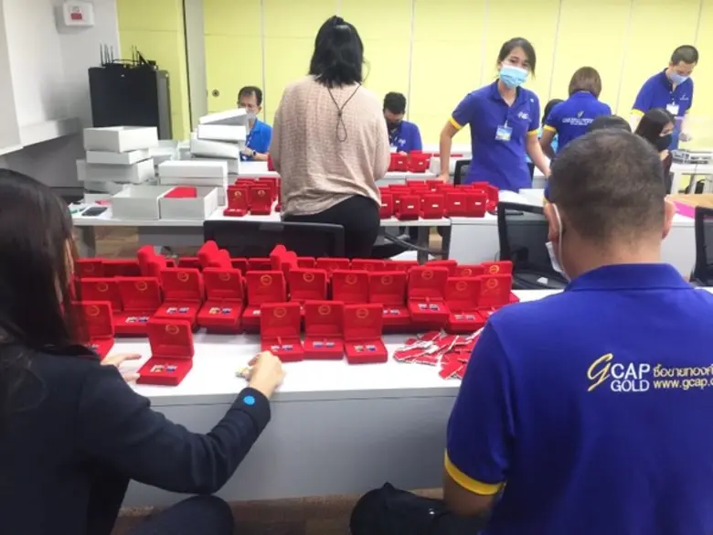 บริษัท จีแคป ผู้ผลิตทองคำรางวัลเชิดชูเกียรติให้กับบริษัทปตท. 4 ปีซ้อน