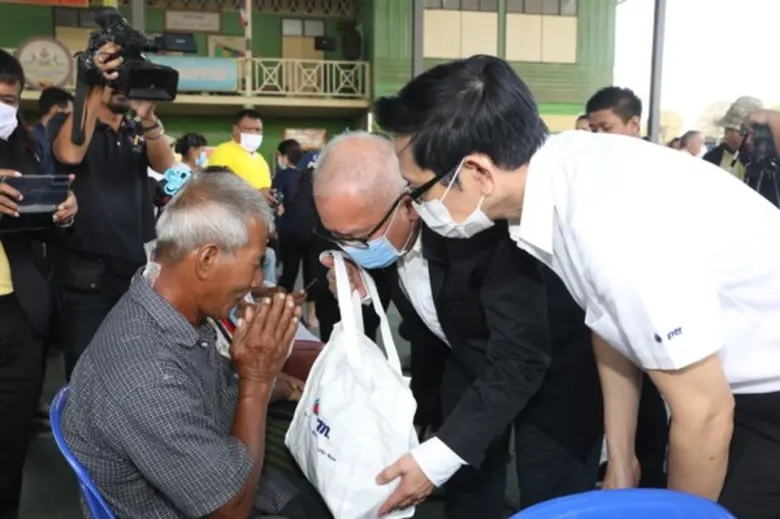 ปตท. รุดเยี่ยม เร่งช่วยเหลือผู้ที่ได้ผลกระทบจากเหตุการณ์ก๊าซฯ รั่ว