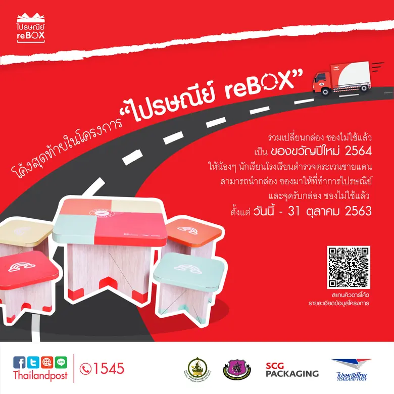 บริษัท ไปรษณีย์ไทย จำกัด (ปณท) เชิญชวนคนไ...