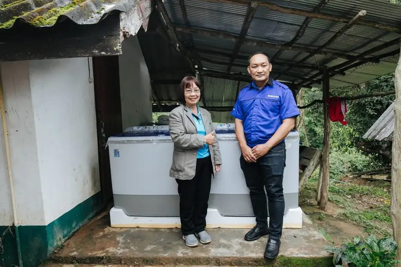 ซัมซุงส่งเสริมสุขอนามัยนักเรียนภาคเหนือ มอบเครื่องซักผ้าแก่ 4 โรงเรียน ภายใต้โครงการ "Samsung Love & Care