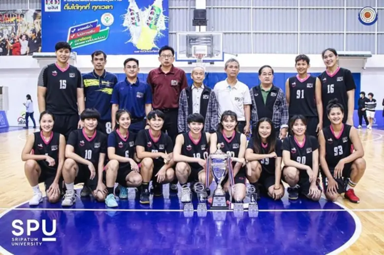 มหาวิทยาลัยศรีปทุม ขอแสดงความยินดีกับ ทีมนักกีฬาบาส...