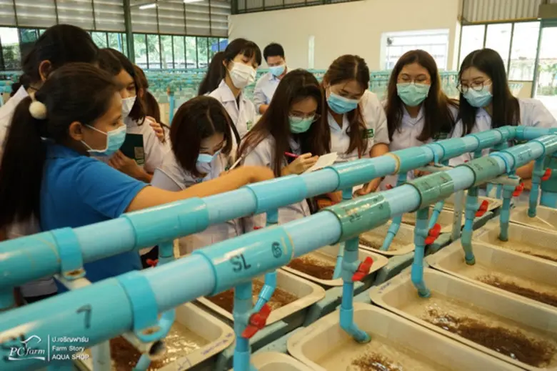 "ป.เจริญฟาร์ม" เปิดโอกาสให้นิสิตและคณาจารย์เข้าเยี่ยมชม กระบวนการผลิตลูกพันธุ์คุณภาพให้กับเกษตรกร