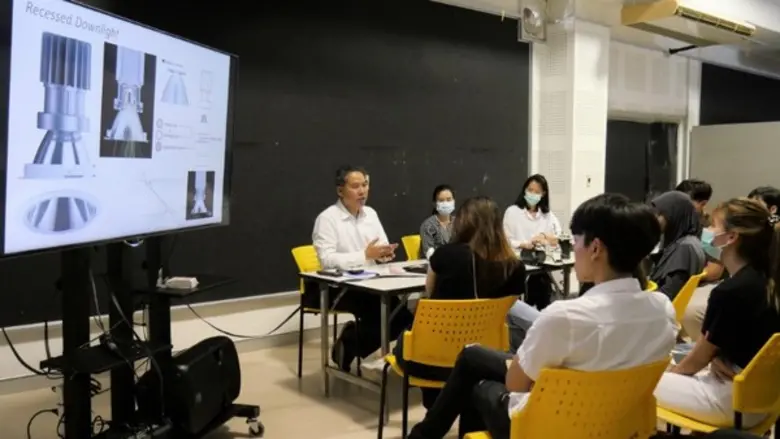 คณะสถาปัตย์ฯ มจธ. เชิญ 4 พันธมิตรผู้เชี่ยวชาญด้านไฟฟ้าส่องสว่าง จัด Lighting Workshop ให้ความรู้แก่นักศึกษา