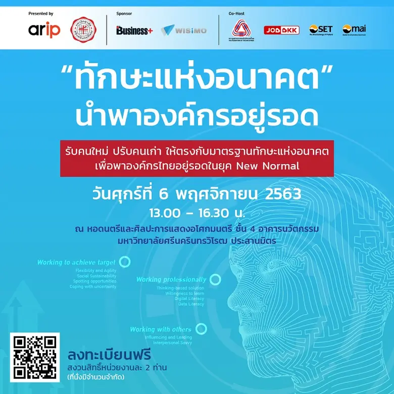 เออาร์ไอพี ร่วมกับ มหาวิทยาลัยศรีนครินทรว...