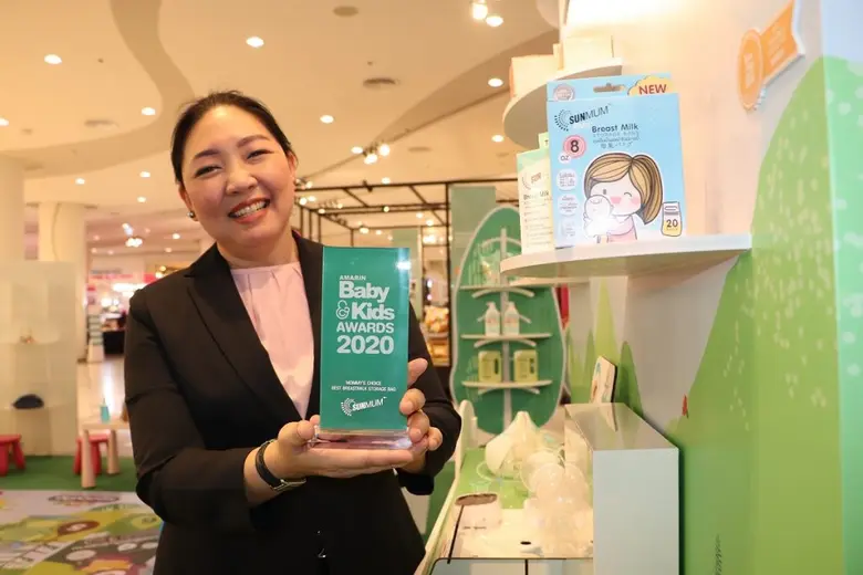 SUNMUM คว้าสุดยอดแบรนด์ถุงเก็บน้ำนมในดวงใจคุณแม่