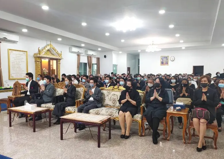 ร่วมอาลัย! ม.ศรีปทุม เป็นเจ้าภาพสวดพระอภิธรรมศพ ผศ.วันชัย จันไกรผล